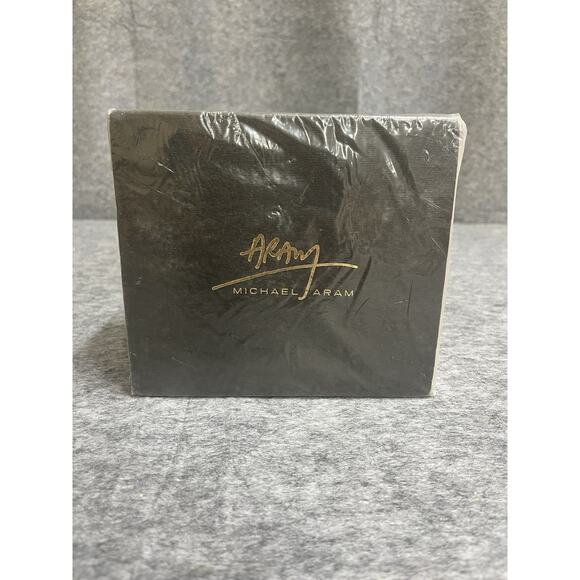 Michael Aram Enchanted‎ Garden Nut Bowl With Spoon Stainless Steel Brass Crystal - Picture 2 of 10